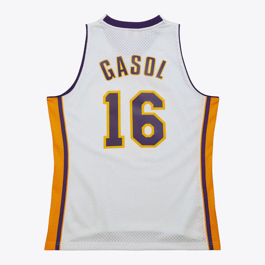 Los Angeles Lakers 2009 Retro Jersey - Pau Gasol #16 - Design 1