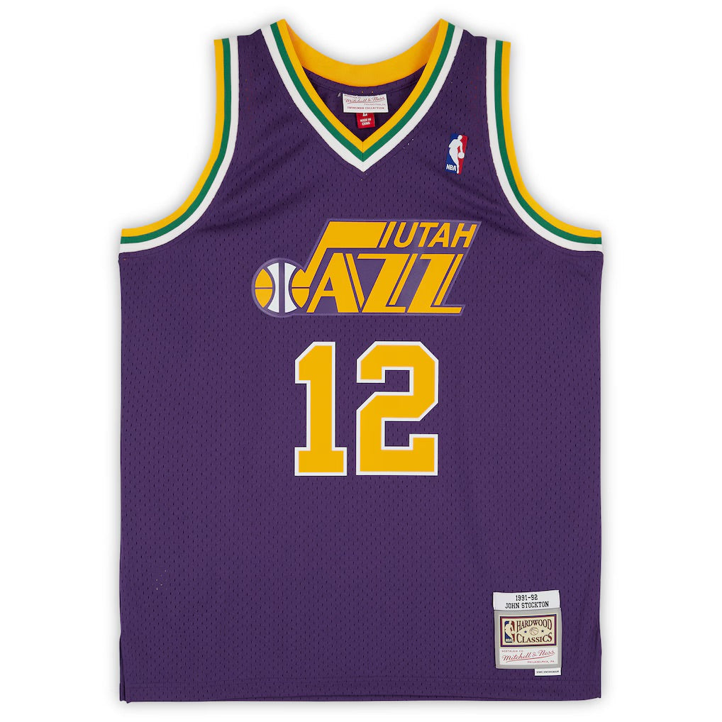 Utah Jazz Retro (1991) - John Stockton #12