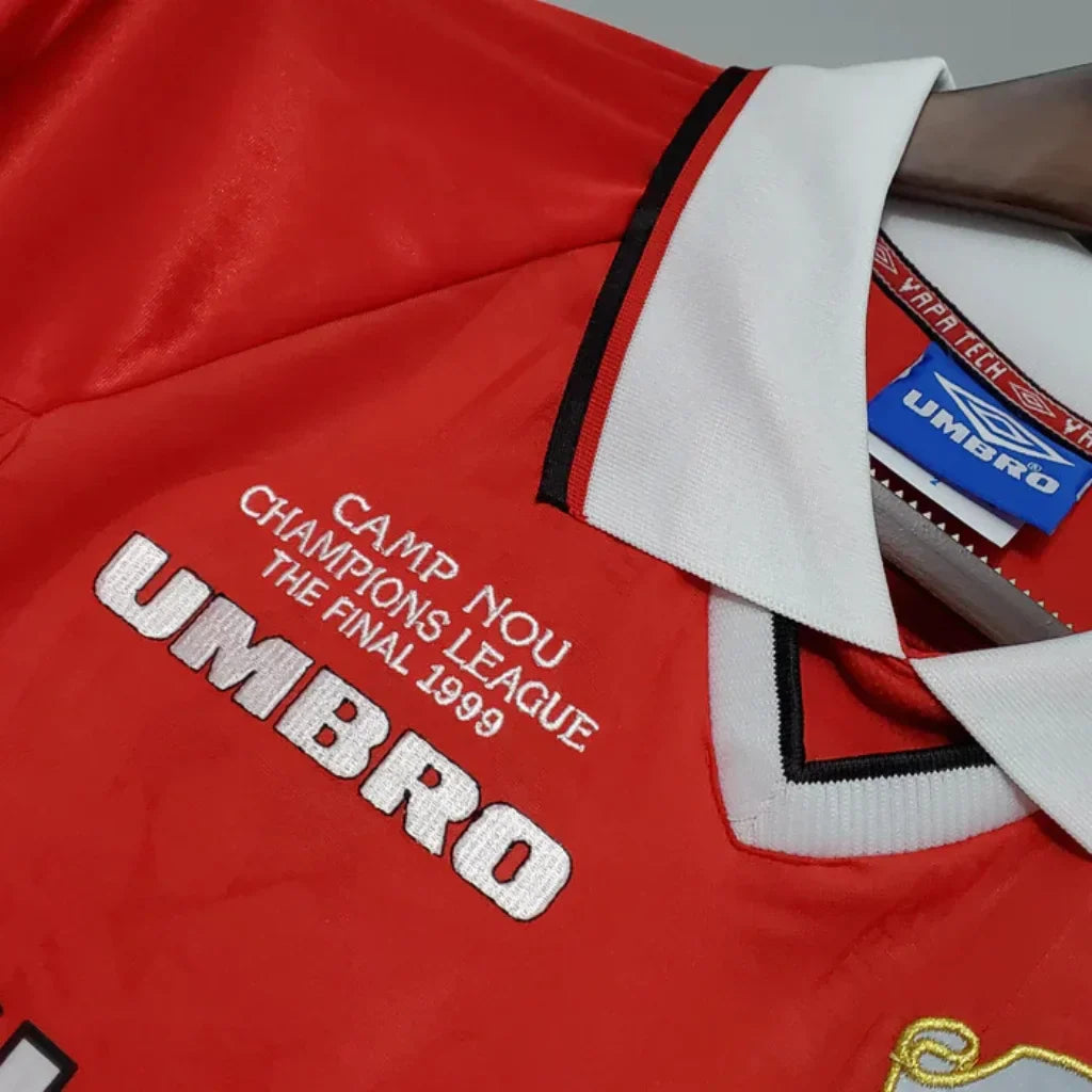 Retro Long Sleeve Manchester United Red - 1999