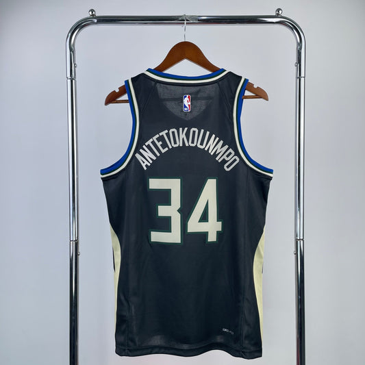 Milwaukee Bucks 25/26 Statement Jersey - Choose Player