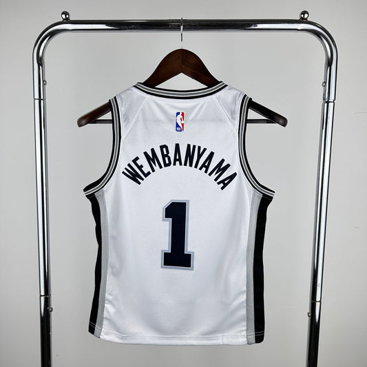 San Antonio Spurs Association Jersey - Victor Wembanyama #1 (Kids)