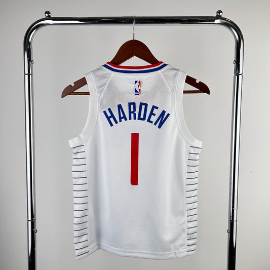 Los Angeles Clippers Association Jersey - James Harden #1 (Kids)