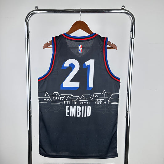 Philadelphia 76ers 20/21 City Edition Jersey - Choose Player