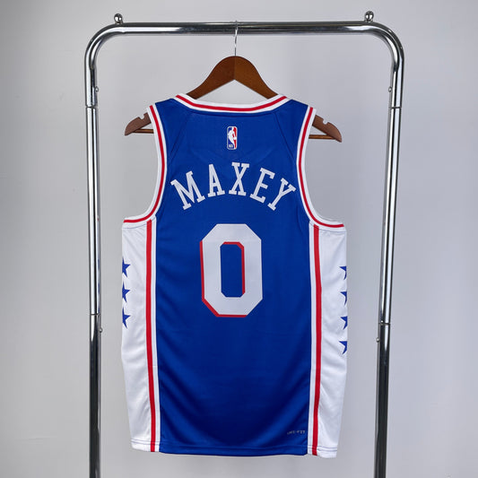 Philadelphia 76ers 25/26 Icon Jersey - Tyrese Maxey #0