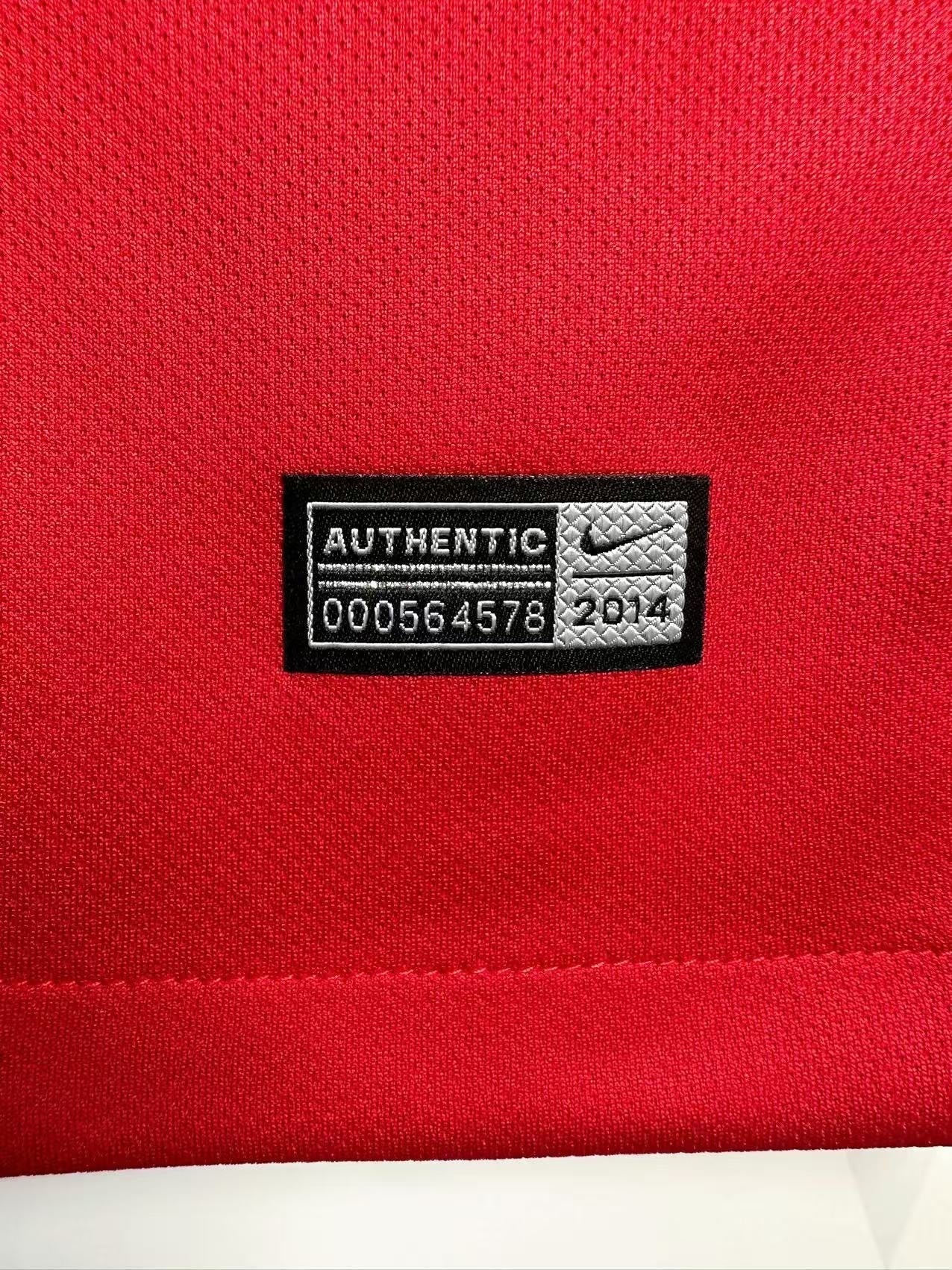 Man's Retro Jersey Manchester United Team Home - 2014/15