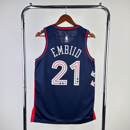 Philadelphia 76ers 23/24 City Edition Jersey - Choose Player