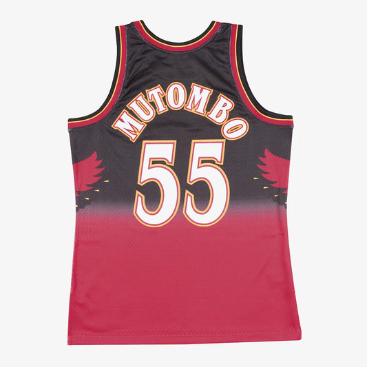 Atlanta Hawks 1996 Retro Jersey - Dikembe Mutombo #55 - Design 2