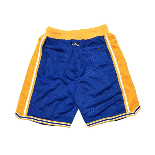 Golden State Warriors 1996 Retro Shorts - Design 3