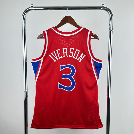 Philadelphia 76ers 1996 Retro Jersey - Allen Iverson #3 - Design 1