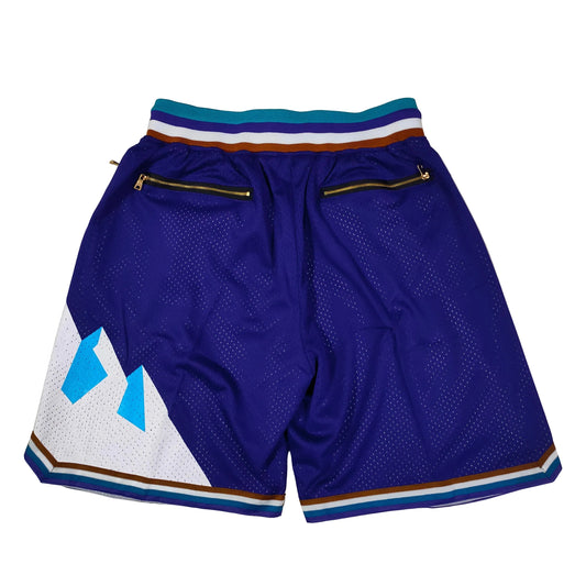 Utah Jazz 1996 Retro Shorts - Design 2