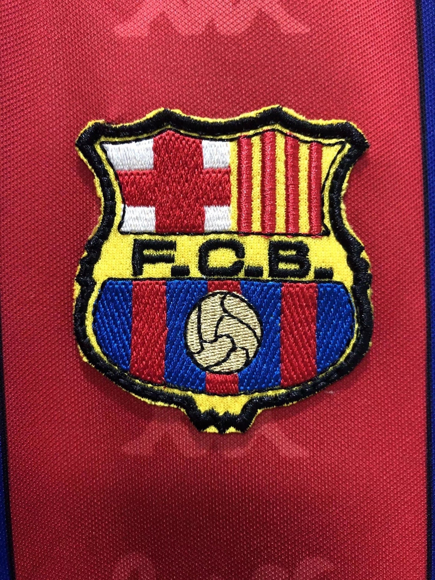 Man's Retro Long Sleeve Barcelona Team Home - 1996/97