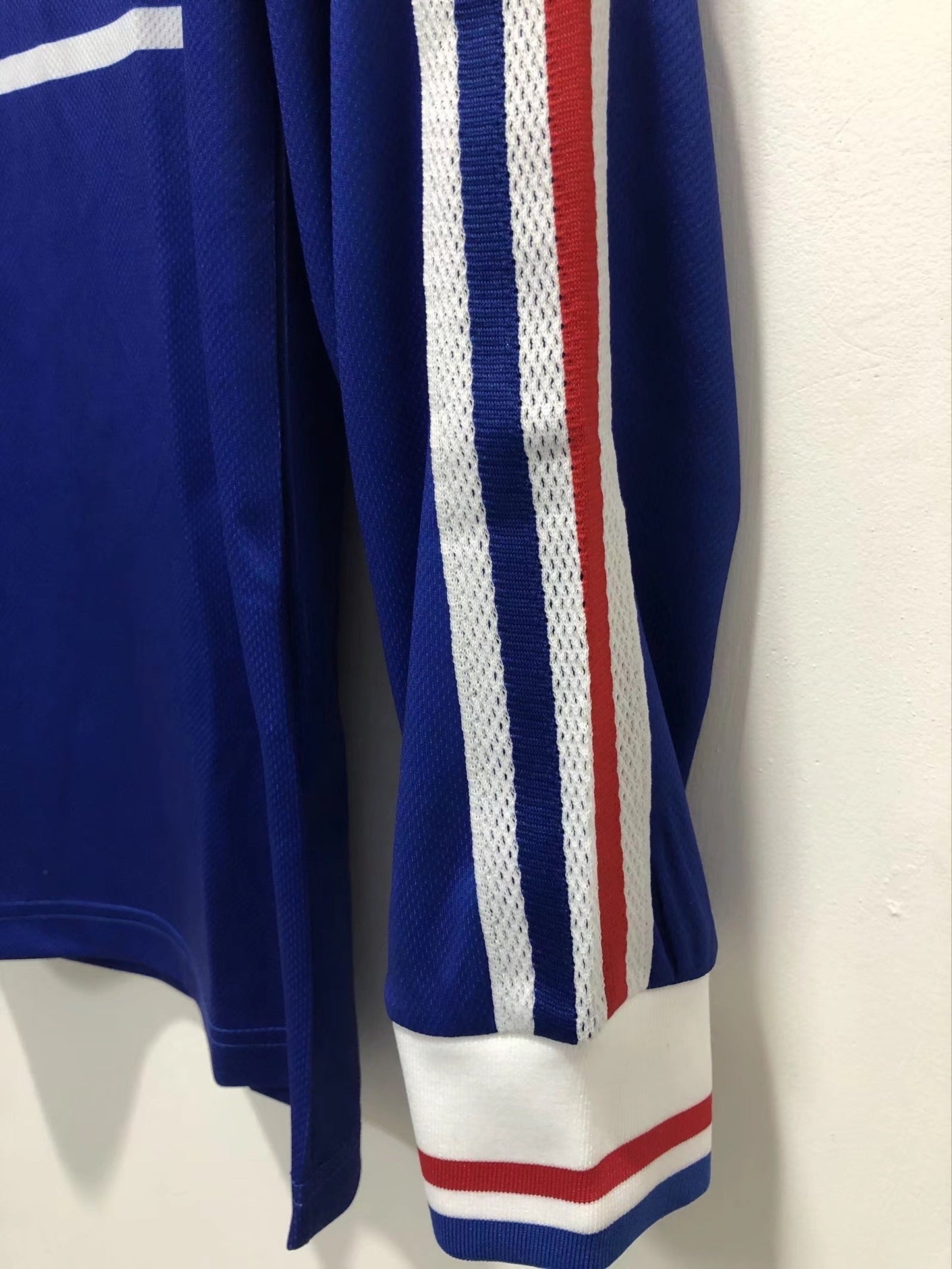 Man's Retro Long Sleeve France National Team Home - 1998