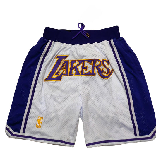 Los Angeles Lakers 1996 Retro Shorts - Design 1