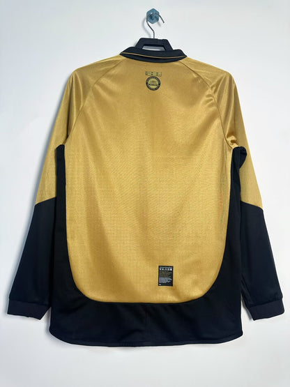 Man's Retro Long Sleeve Manchester United Team Double Sided Edition - 2001/02