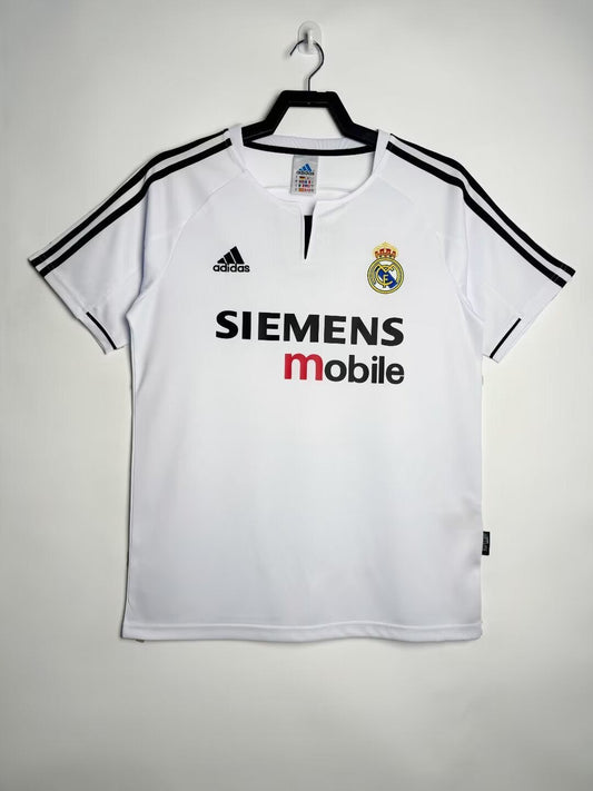 Man's Retro Jersey Real Madrid Team Home - 2003/2004