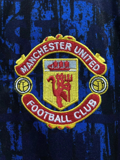 Man's Retro Jersey Manchester United Team Black - 1993