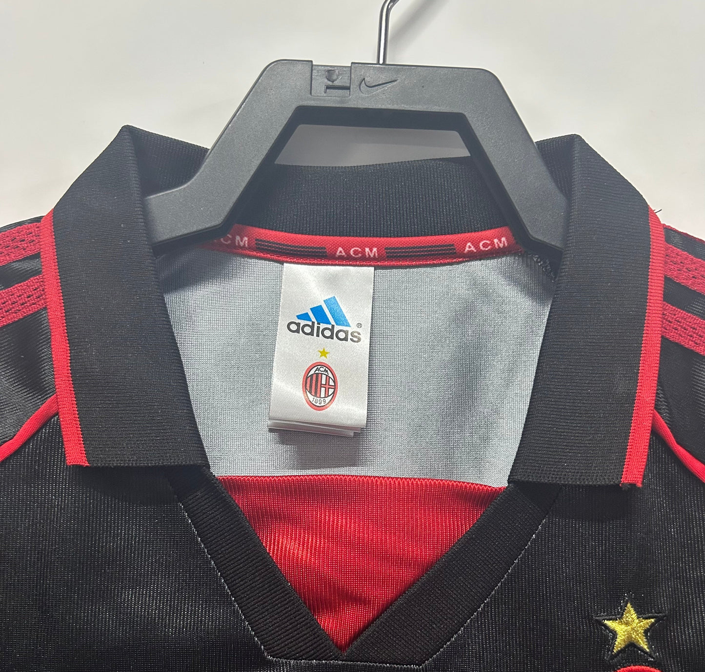 Man's Retro Jersey Milan Team - 1998/1999