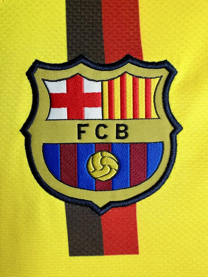 Man's Retro Long Sleeve Barcelona Team Away- 2008/09