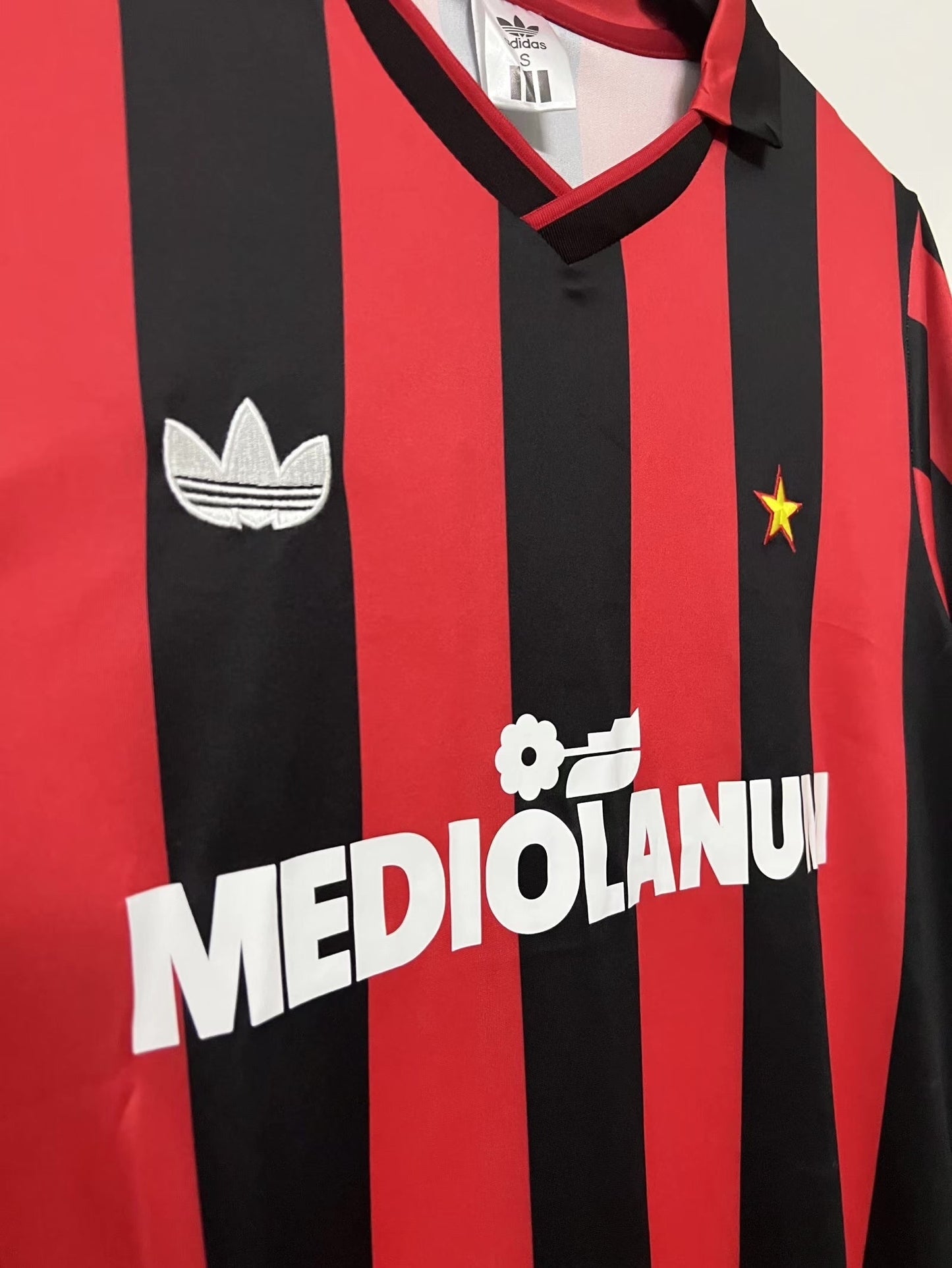 Man's Retro Jersey Milan Team - 1990/91