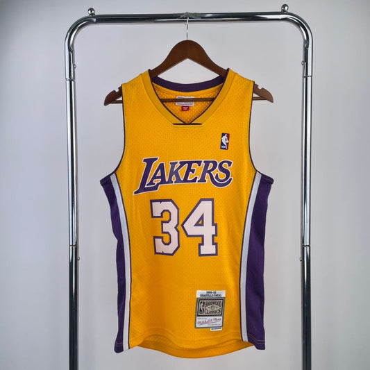 Los Angeles Lakers 1999 Retro Jersey - Shaquille O'Neal #34 - Design 1