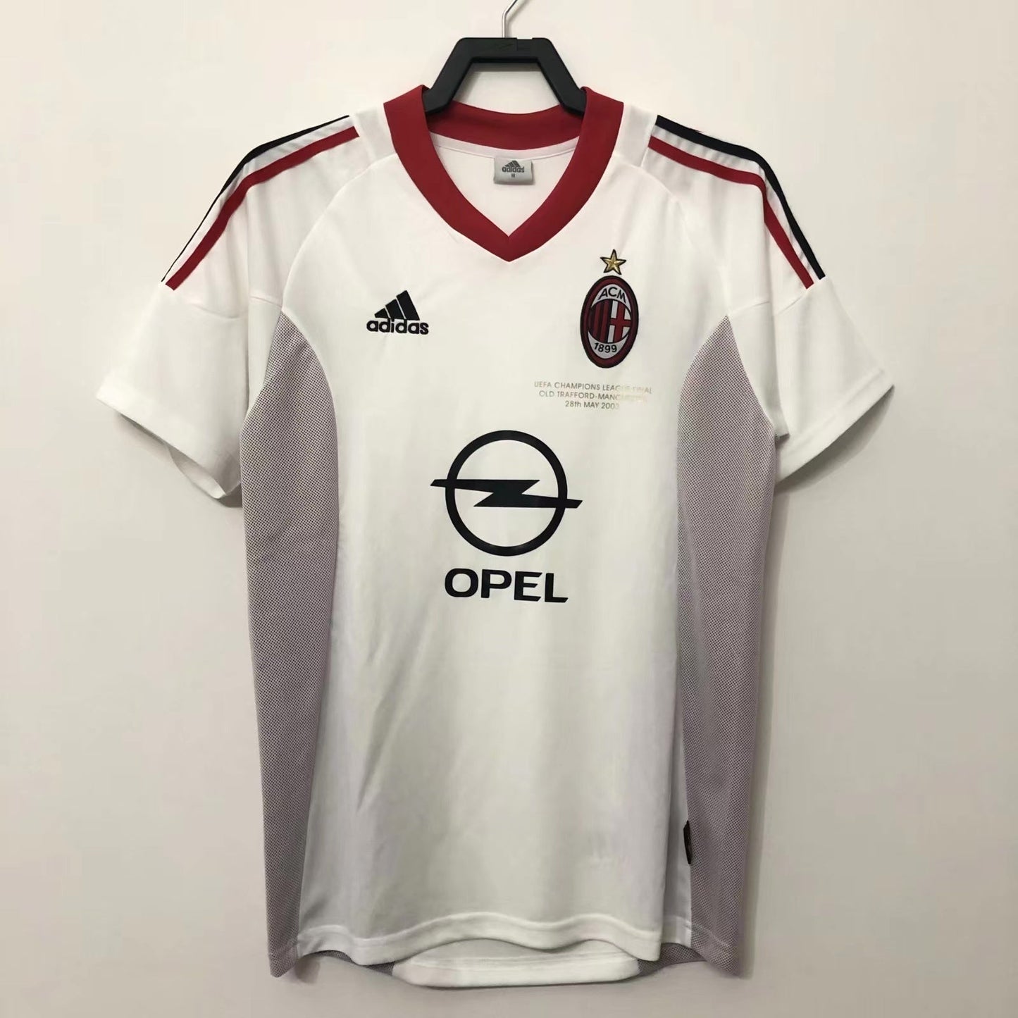 Man's Retro Jersey Milan Team - 2002