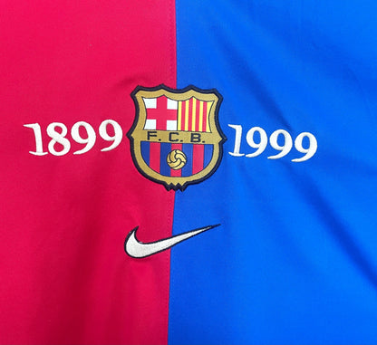 Man's Retro Long Sleeve Barcelona Team 100 years