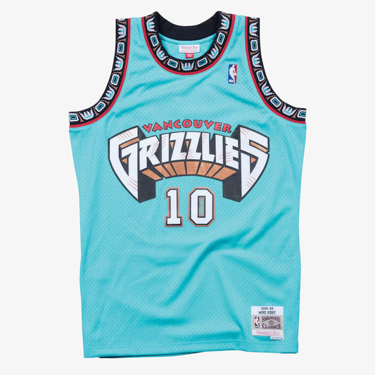 Vancouver Grizzlies 1998 Retro Jersey - Mike Bibby #10 - Design 2