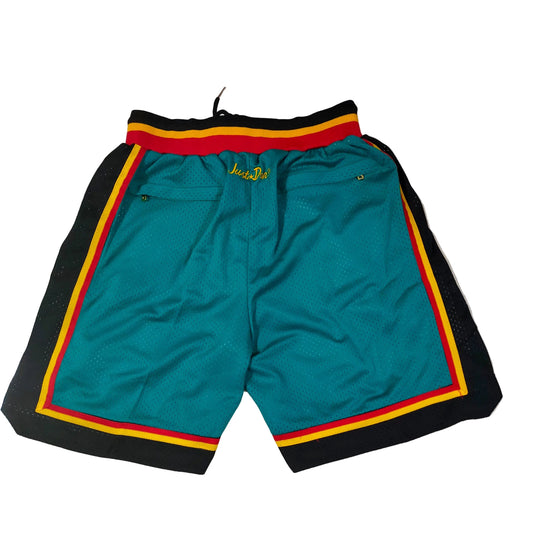Detroit Pistons 1998 Retro Shorts - Design 1