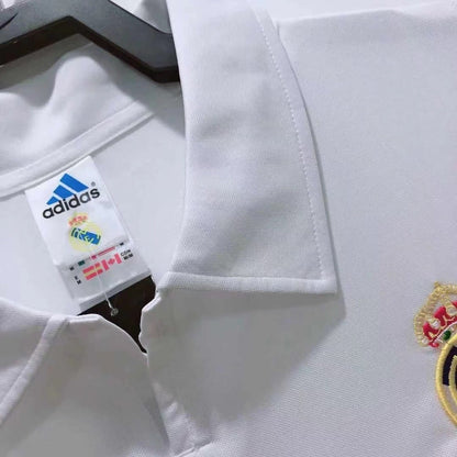 Man's Retro Jersey Real Madrid Team Champions League Home - 2002/03