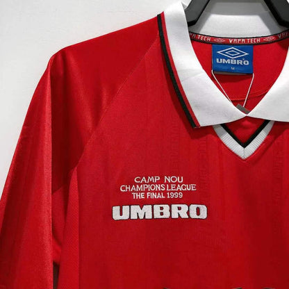 Man's Retro Jersey Manchester United Team - 1999/00