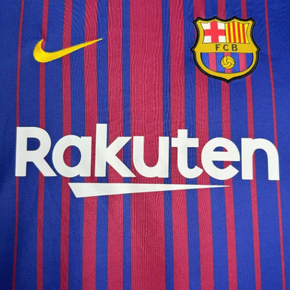 Man's Retro Jersey Barcelona Team Home - 2017/2018