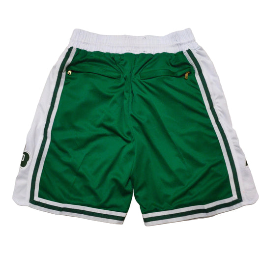 Boston Celtics 1985 Retro Shorts - Design 2