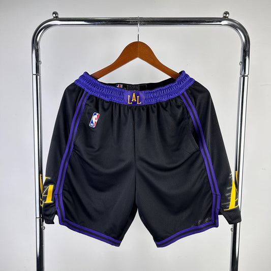 Los Angeles Lakers City Edition Shorts - Design 3