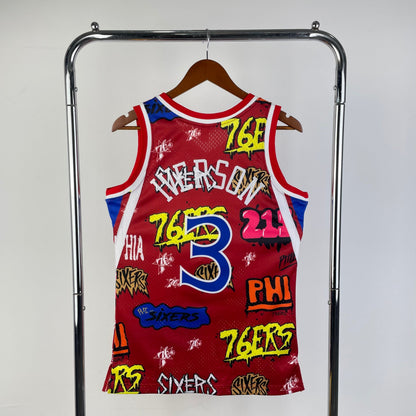 Philadelphia 76ers Retro (1996) - Allen Iverson #3
