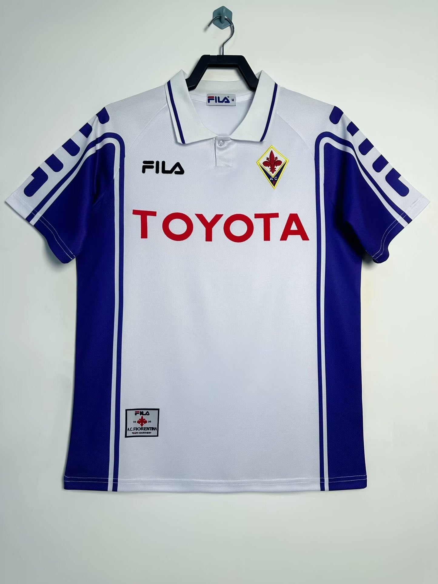 Man's Retro Jersey Fiorentina Team Away - 1999/00