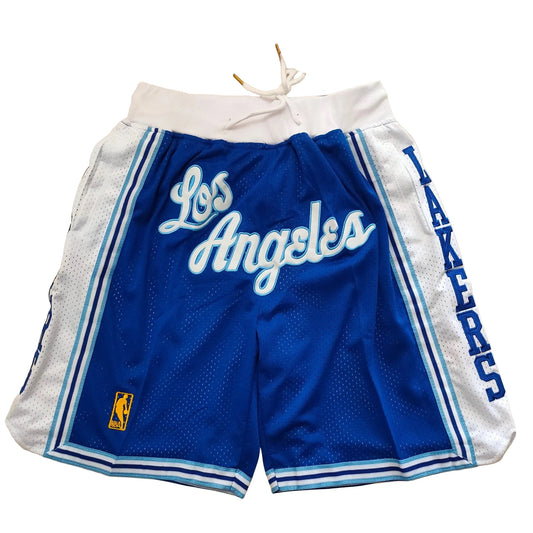 Los Angeles Lakers 1996 Retro Shorts - Design 2