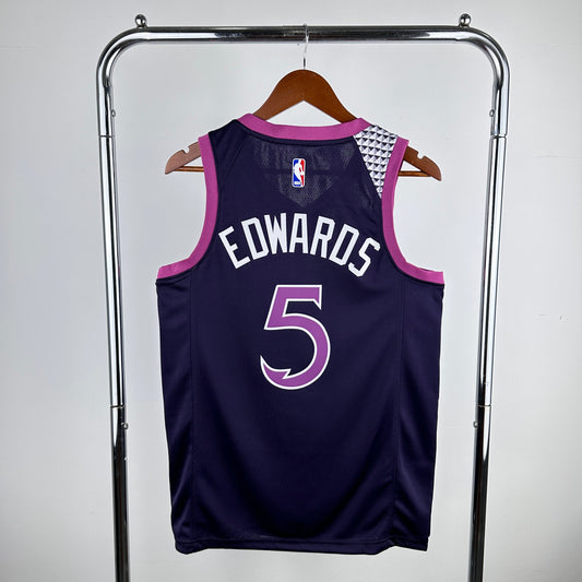 Minnesota Timberwolves 25/26 City Edition Jersey - Anthony Edwards #5