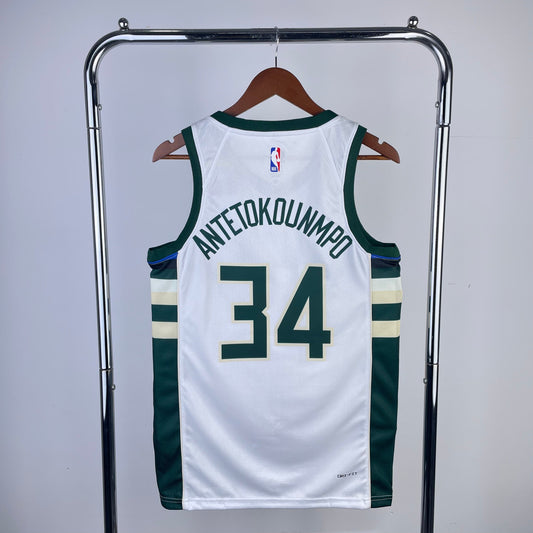 Milwaukee Bucks 25/26 Association Jersey - Giannis Antetokounmpo #34