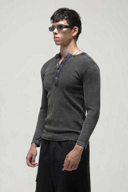 RX Ribbed Henley