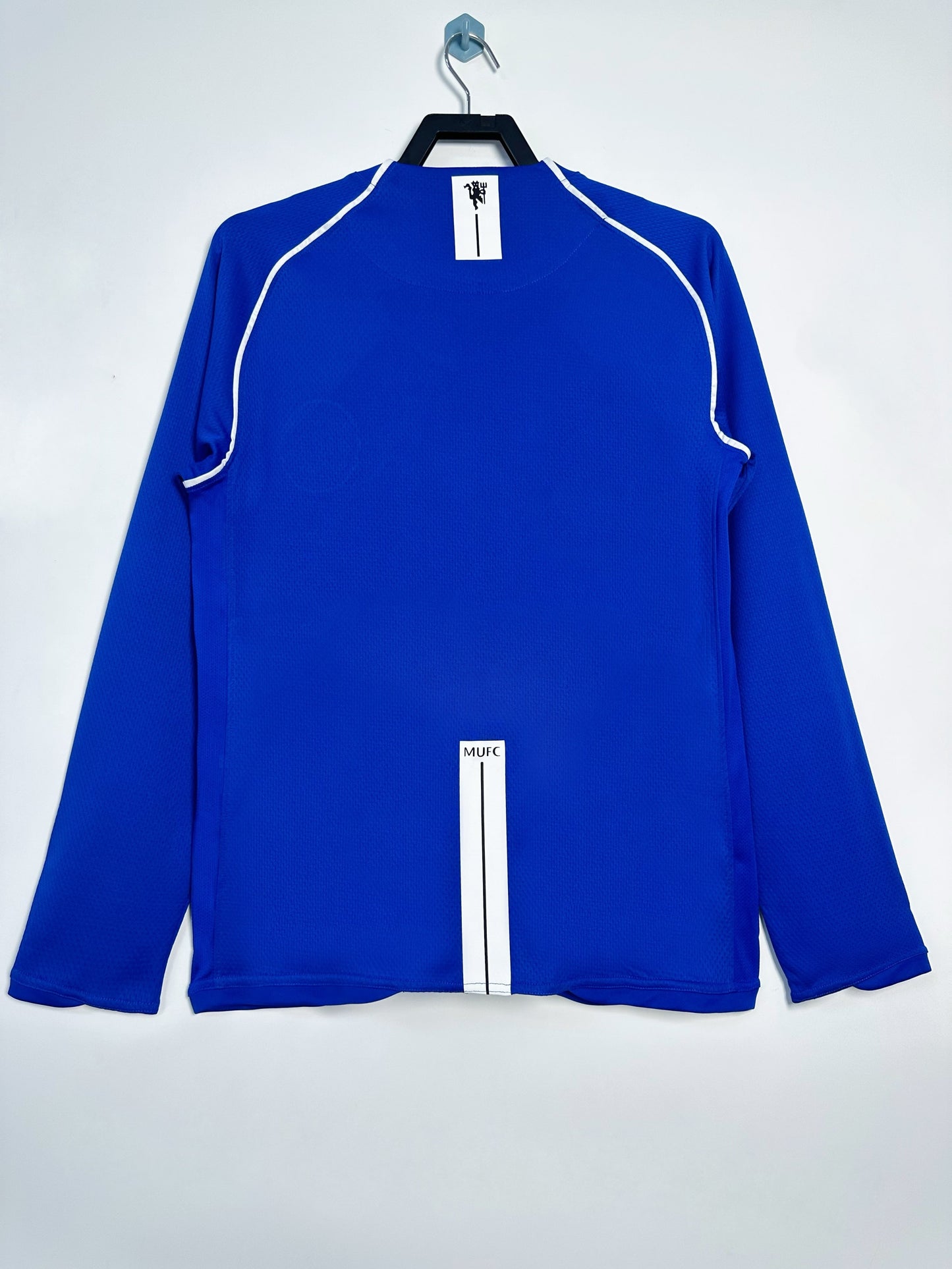 Man's Retro Long Sleeve Manchester United Team Blue GK - 2007/08