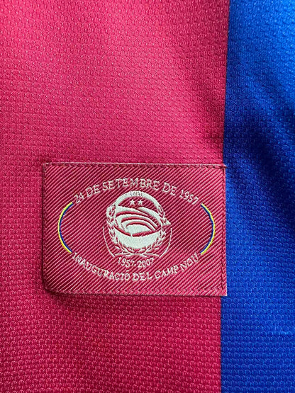 Man's Retro Long Sleeve Barcelona Team Home - 2007/08