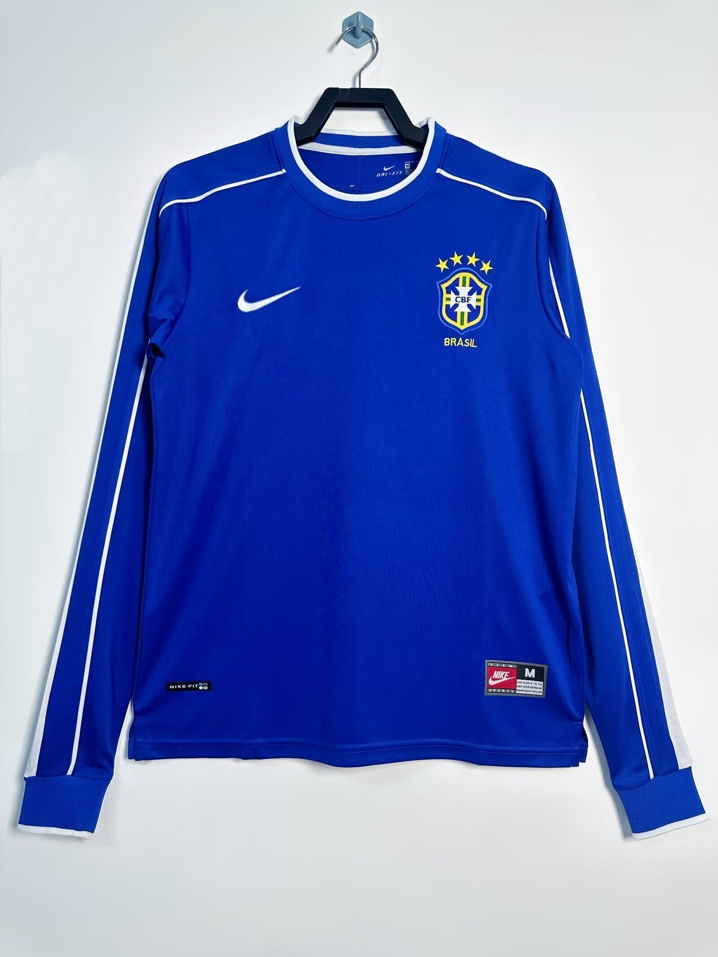 Long Sleeve Retro Brazil National Team 1998
