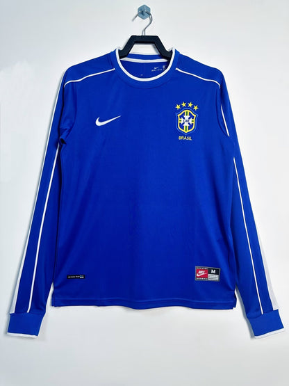 Long Sleeve Retro Brazil National Team 1998