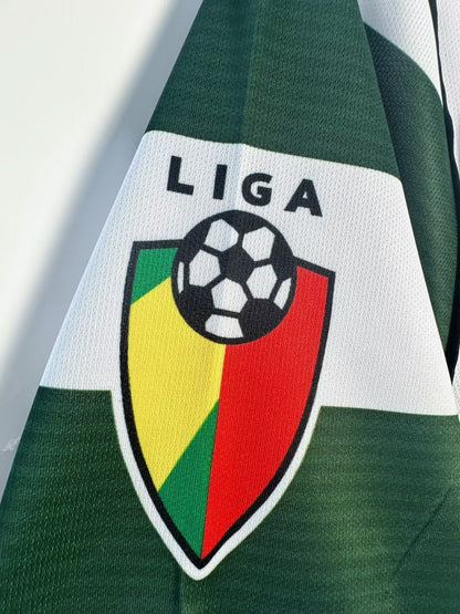 Man's Retro Long Sleeve Lisboa Team Home - 2001/03