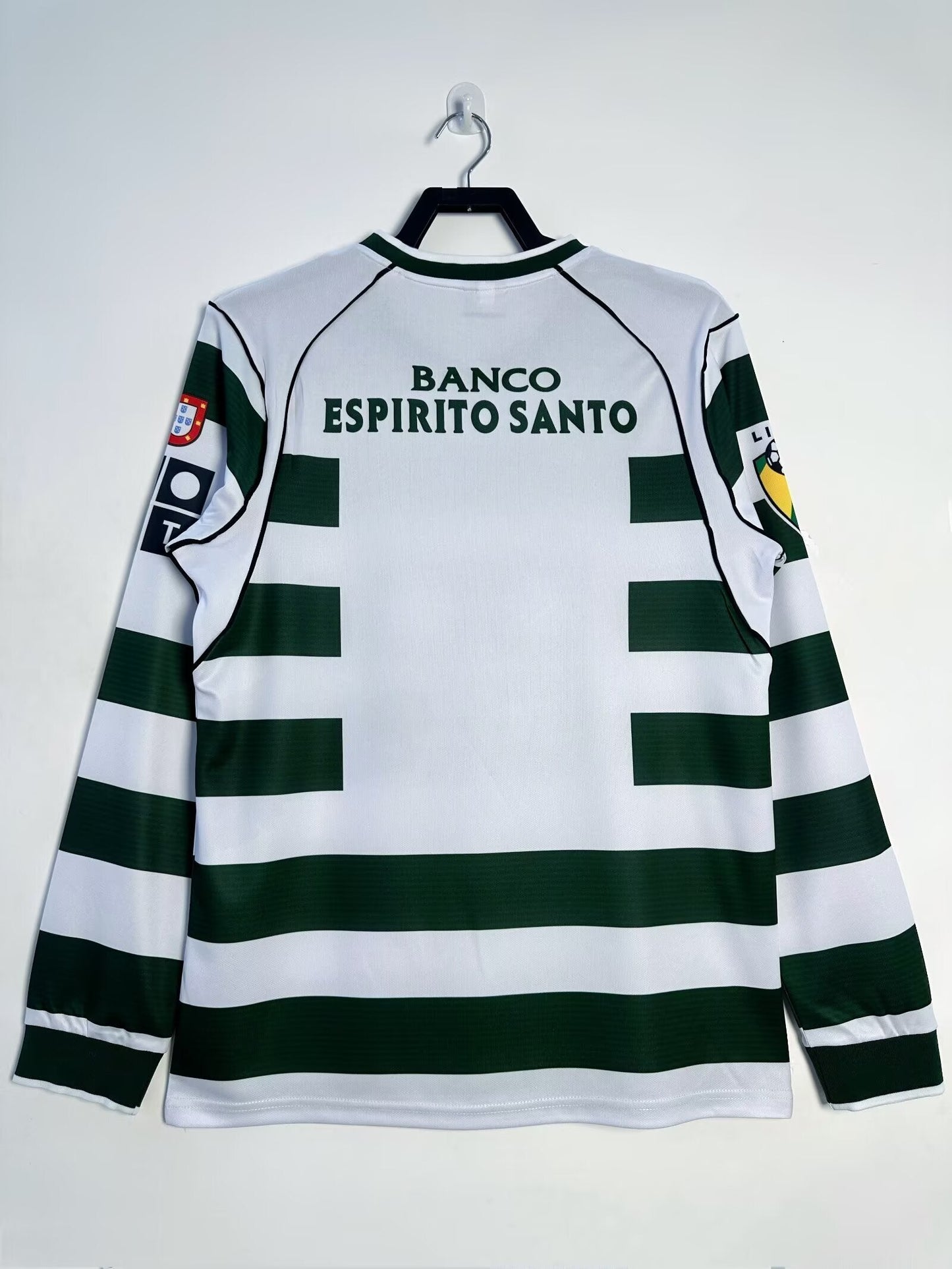 Man's Retro Long Sleeve Lisboa Team Home - 2001/03