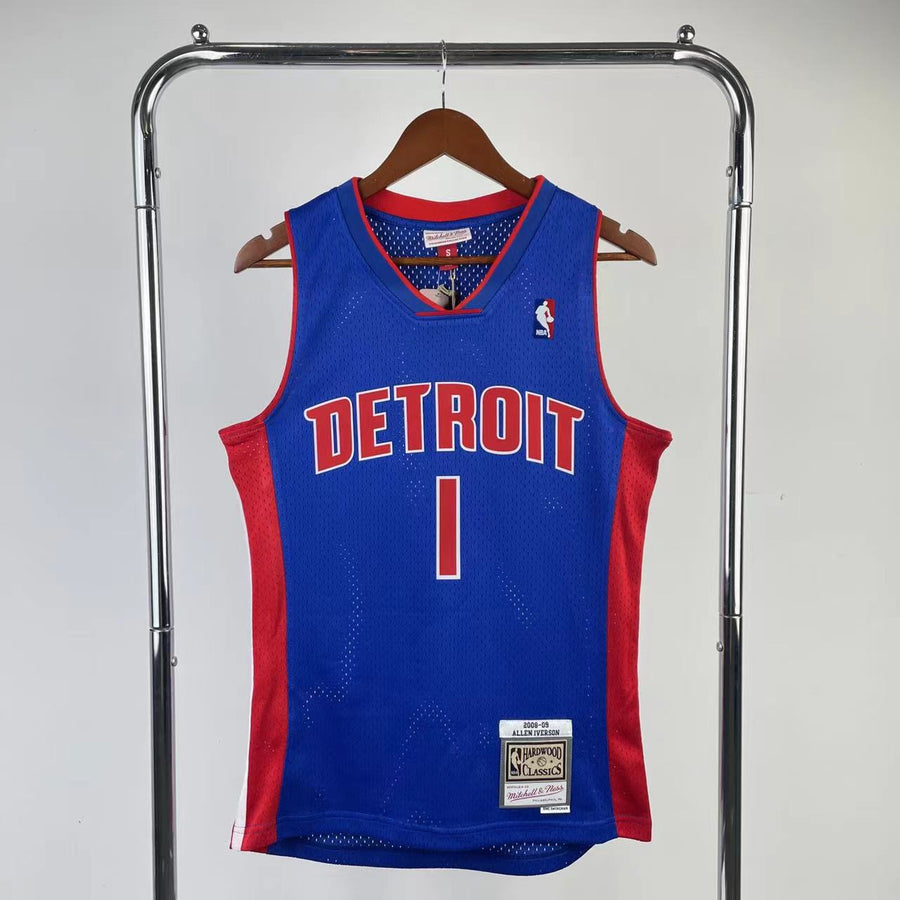 Detroit Pistons Retro (2008) - Allen Iverson #1