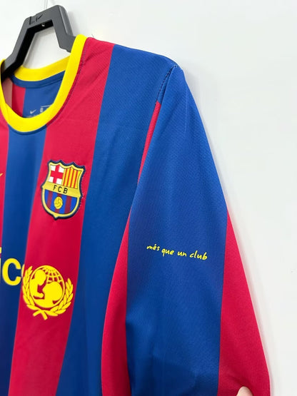 Man's Retro Long Sleeve Barcelona Team - 2010/11