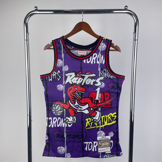 Toronto Raptors 1998 Retro Jersey - Tracy McGrady #1 - Design 1