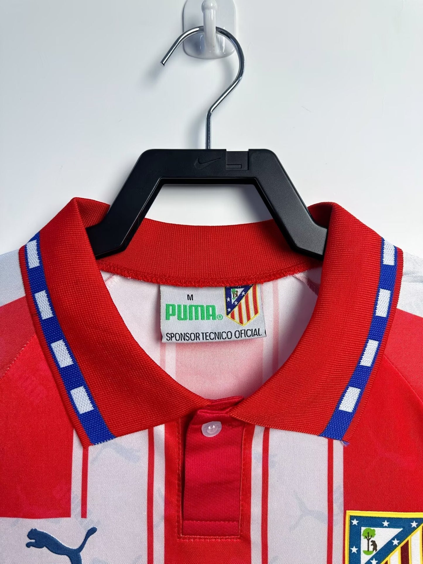 Man's Retro Long Sleeve Atlético de Madrid Team - 1994/95