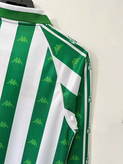 Man's Retro Long Sleeve Real Betis Team - 1995/97
